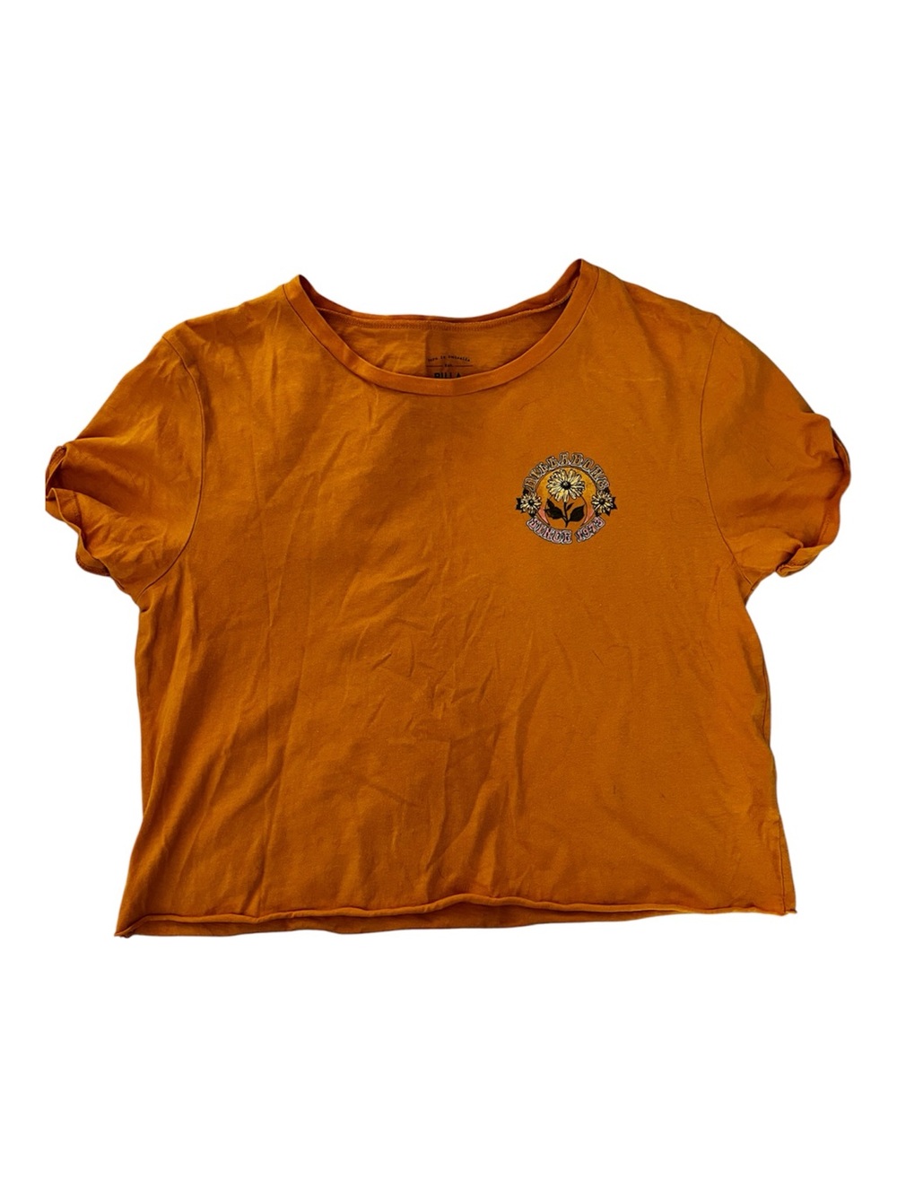 Billabong Mustard Yellow Graphic Tee